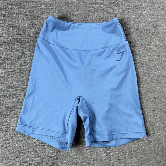 Gymshark Pants - Gymshark Shorts Womens XS Blue GS Power High Waisted Scrunch‎ Butt Fitted